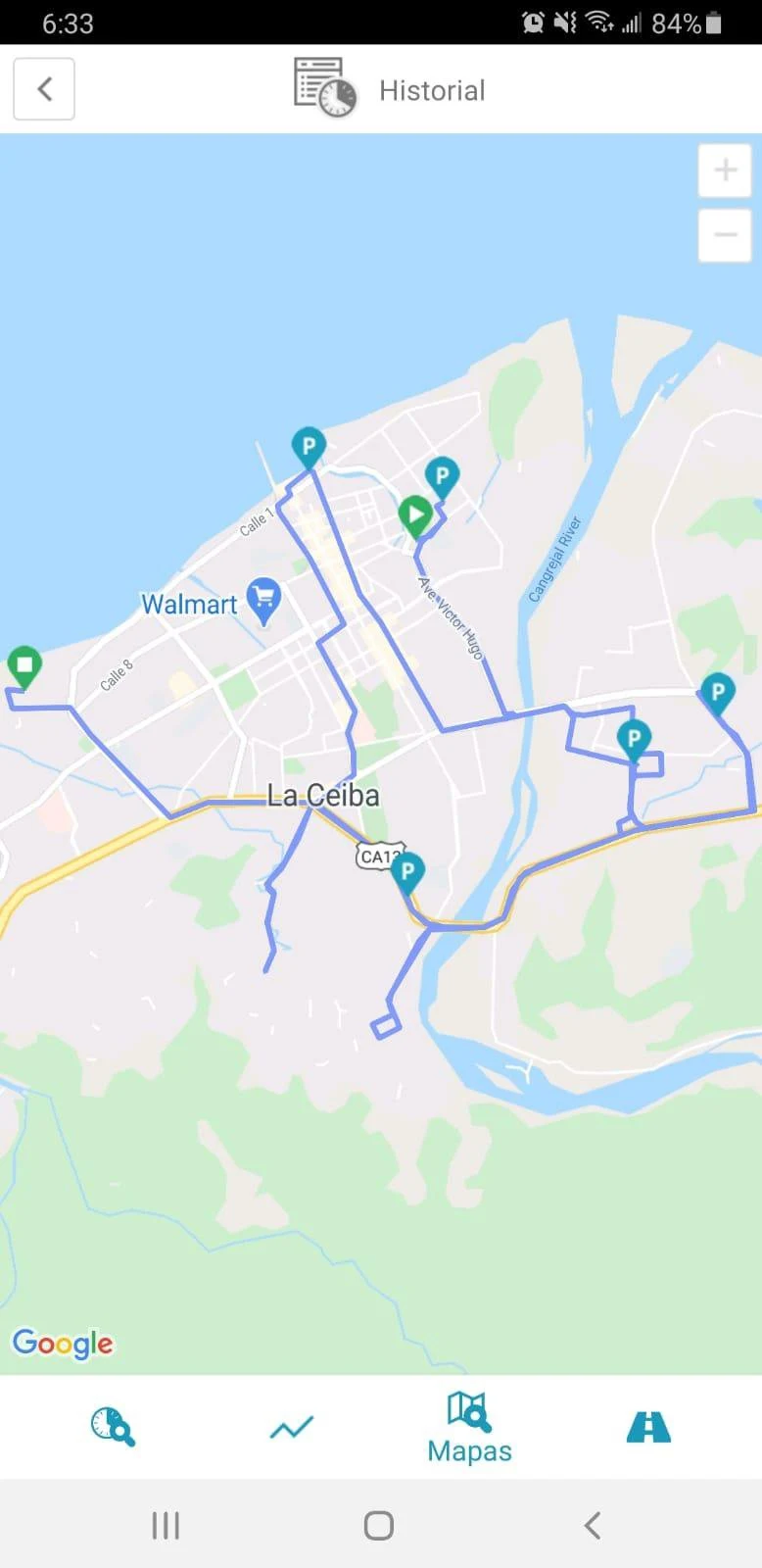 X-GPS screenshot